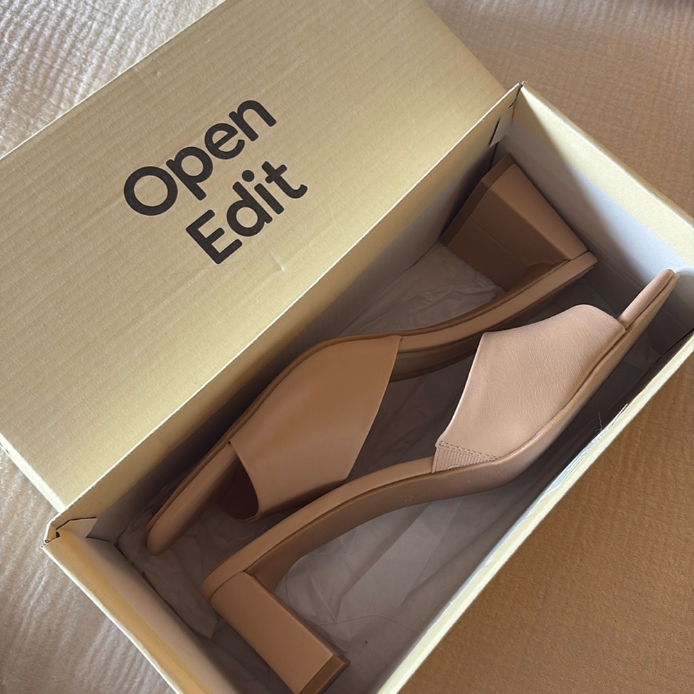 NWT Open Edit Jaydin Heels